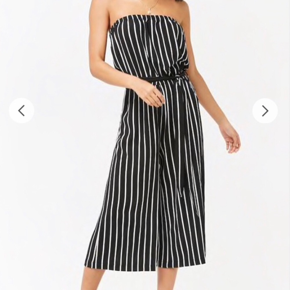 Striped jumpsuit